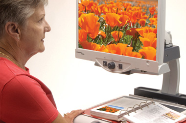 Merlin HD Magnifier with Lady and Flowers