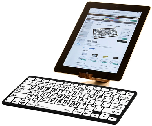Large-Print Bluetooth Mini Keyboards for iPhone, iPad, MAC