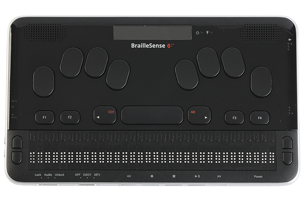 Braille Sense 6 Braille Notetaker Top View