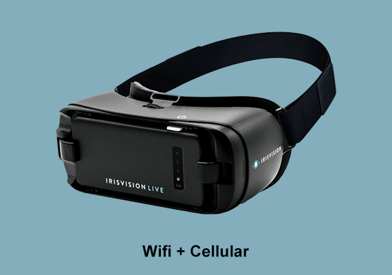 Product Image of the IrisVision Live, wearable magnifier, with Wifi and Cellular connectivity, NanoPac, Low vision