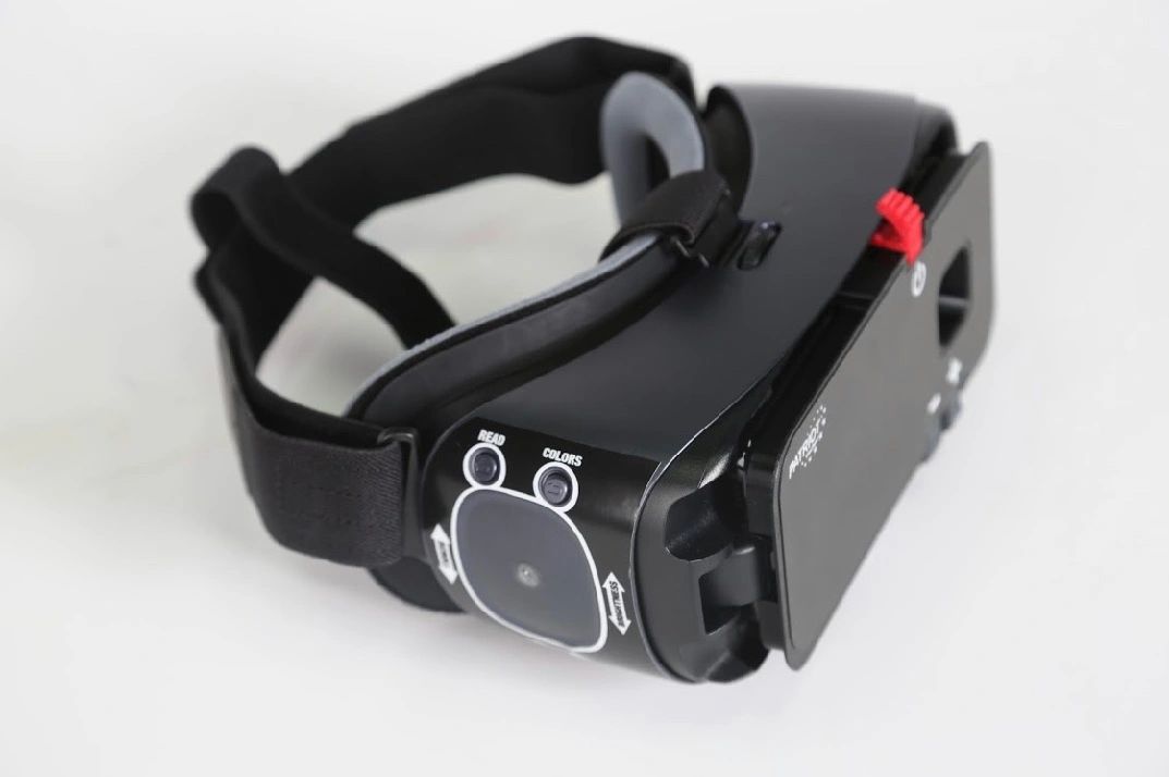 Image of the Patriot ViewPoint for Low Vision, Wearable virtual reality technology headset