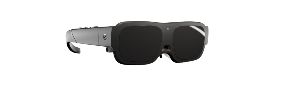 featured image of the eSight Go Glasses from the left side