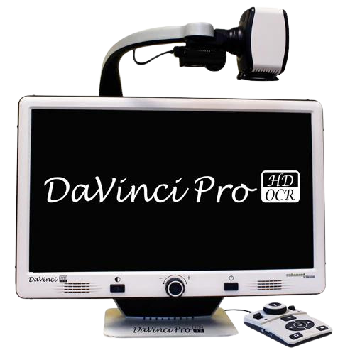 image of the davinci pro desktop video magnifier