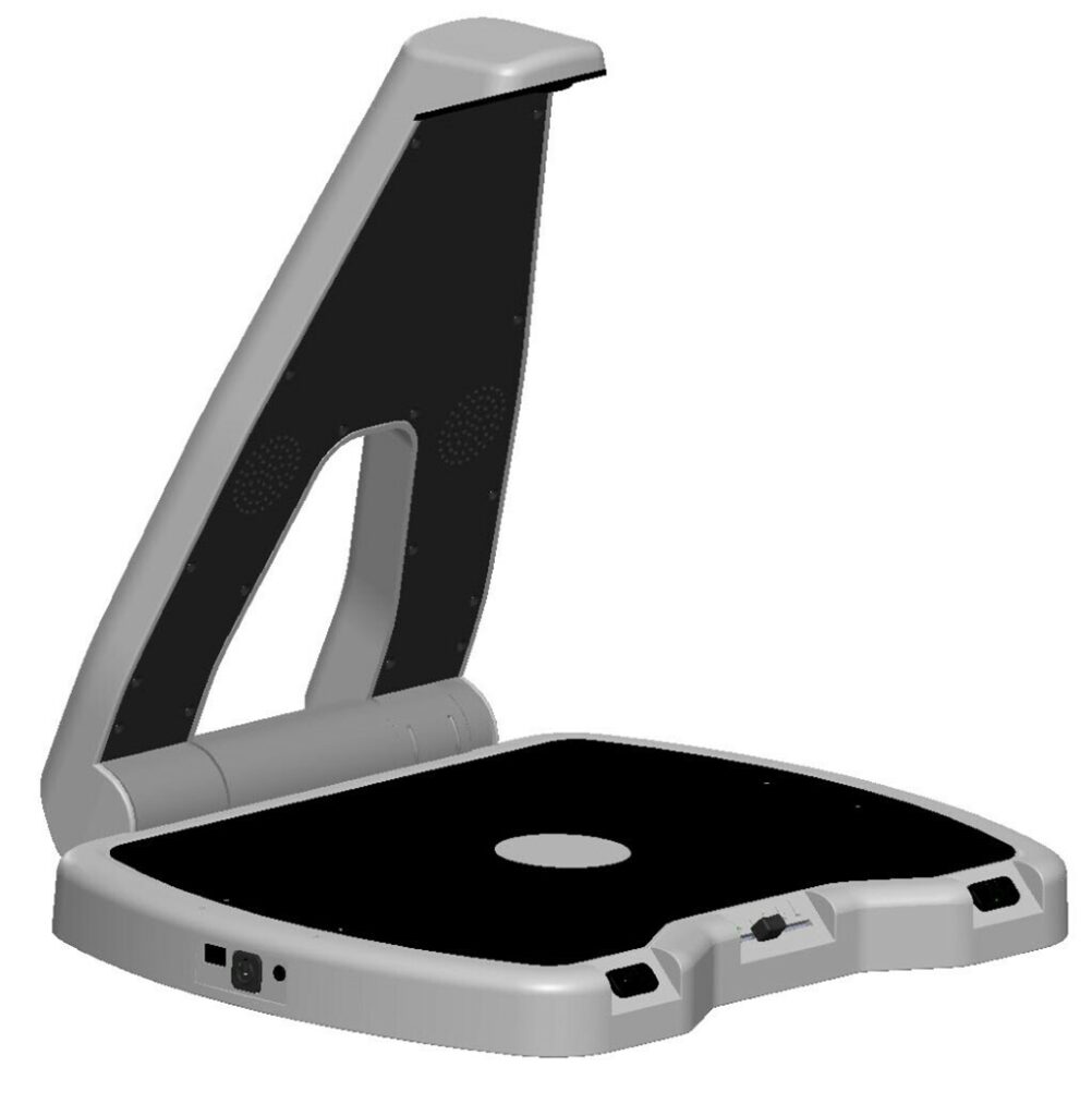 LyriQ Assistive Reader Product Image - Unfolded - Left Side View