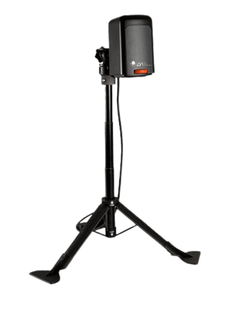magnilink mini featured image - small tripod with a camera at top pointing towards the ground